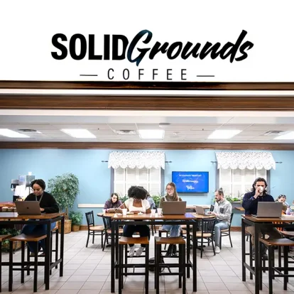 people-working-at-the-solid-grounds-coffee-area-at-the-focus-on-the-family-welcome-center Several people working in the Solid Grounds Coffee area of the Focus on the Family Welcome Center